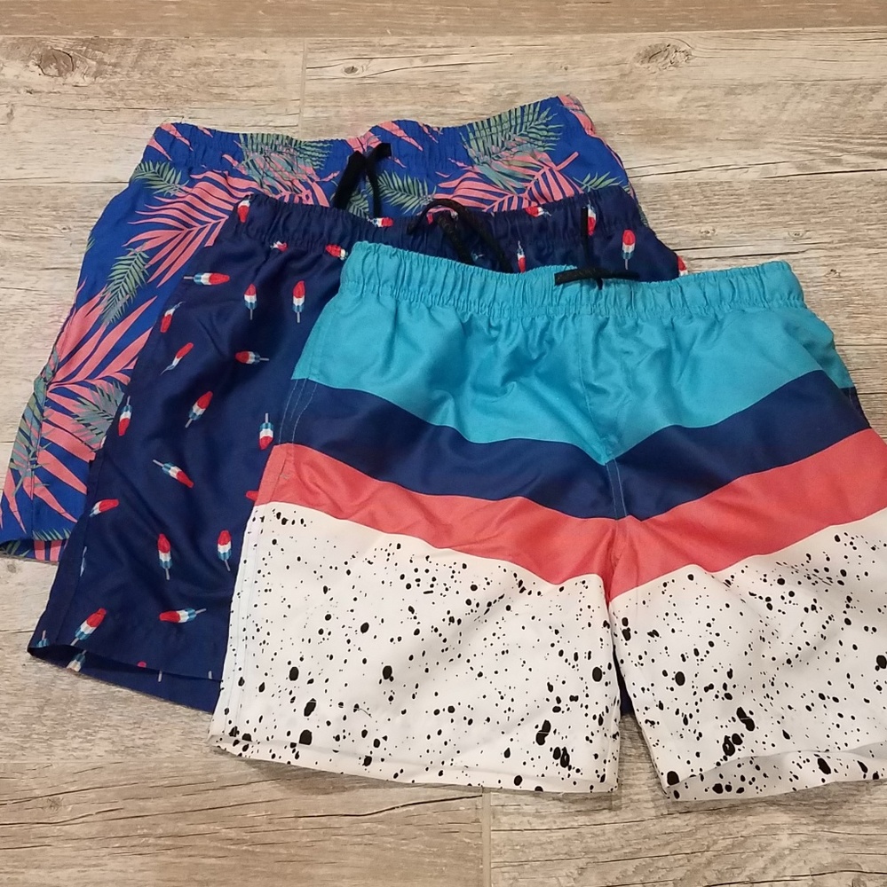 3 PAIR of Swim Shorts SIZE 10/12